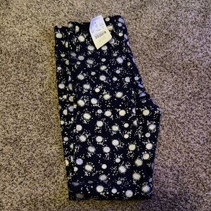 Kids Navy crew cuts Leggings